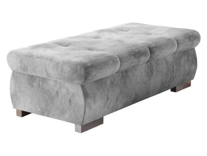 MIRJAN24 Polsterhocker Orkan Groß, Holzkonstruktion, 120x60x39 cm, grau, Sorriso 04 von Mirjan24