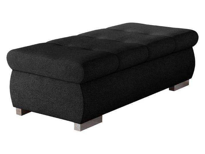 MIRJAN24 Polsterhocker Orkan Groß, Holzkonstruktion, 120x60x39 cm, schwarz, Velo 637 von Mirjan24