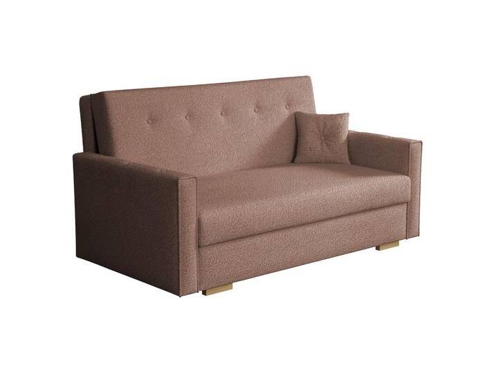 MIRJAN24 SCHLAFSOFA, Braun, Kiefer, 3-Sitzer, Rechteckig, 153x85x100 cm, Wohnzimmer, Sofas & Couches, Schlafsofas von Mirjan24