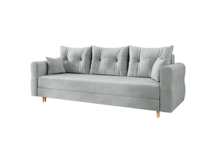 MIRJAN24 SCHLAFSOFA, Hellgrau, 3-Sitzer, Rechteckig, 231x85x77 cm, Wohnzimmer, Sofas & Couches, Schlafsofas von Mirjan24