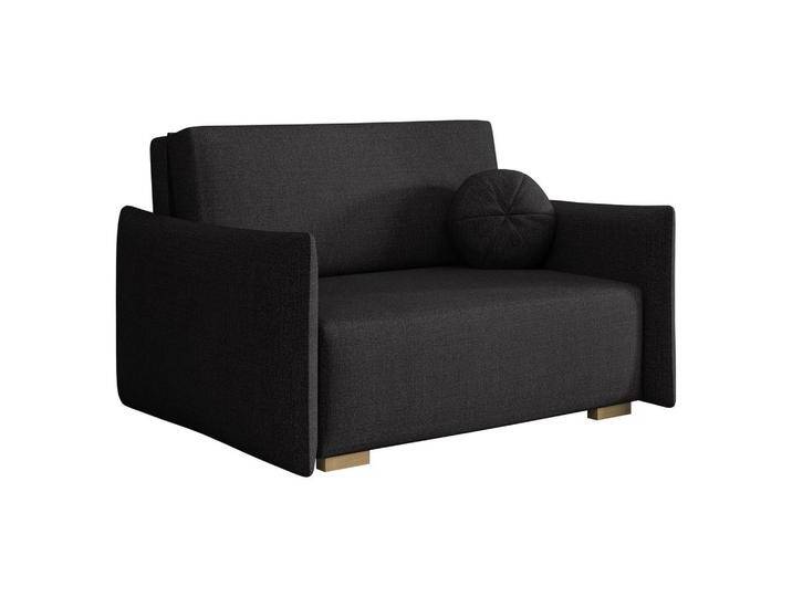 MIRJAN24 SCHLAFSOFA, Schwarz, 2-Sitzer, Rechteckig, 134x85x98 cm, Wohnzimmer, Sofas & Couches, Schlafsofas von Mirjan24