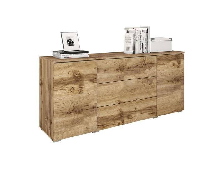 MIRJAN24 SIDEBOARD, Eiche Wotan, 3 Schubladen, 150x66x40 cm, Wohnzimmer, Kommoden & Sideboards, Sideboards MIRJAN24 SIDEBOARD, Eiche Wotan, 3 Schubladen, 150x66x40 cm, Wohnzimmer, Kommoden & Sideboards, Sideboards von Mirjan24