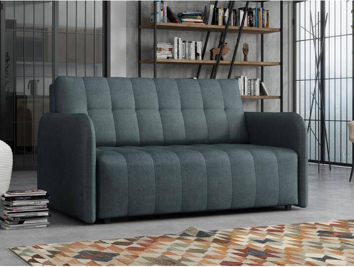MIRJAN24 Schlafsofa Viva Grand III, mit Bettkasten und Schlaffunktion, 3 Sitzer Polstersofa inkl. Kissen, Wohnlandschaft, grau, Paros 6 von Mirjan24