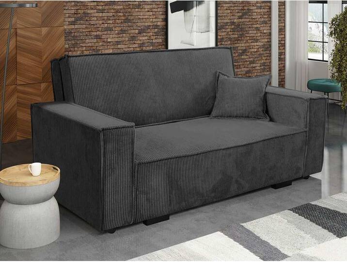 MIRJAN24 Schlafsofa Viva Star III, mit Schlaffunktion und Bettkasten, 3 Sitzer, inkl. Kissen, grau, Poso 22 von Mirjan24
