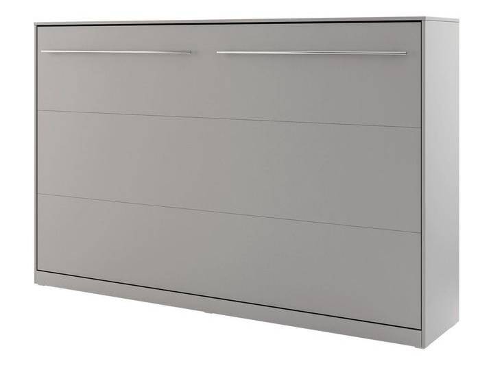 MIRJAN24 Schrankbett Concept Pro II Horizontal (mit integriertem Lattenrost) Größe: 90, 120, 140/200 cm, Fronten in Matt, grau von Mirjan24