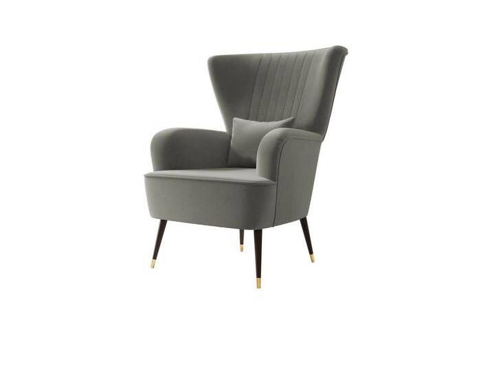 MIRJAN24 Sessel Manidi, Fernsehsessel, Polstersessel, Armsessel, Relaxsessel, grau, Magic Velvet 2217 von Mirjan24