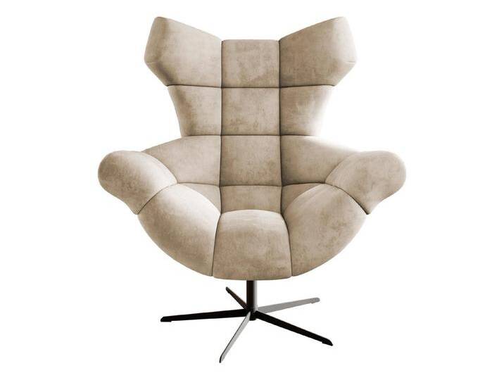 MIRJAN24 Sessel Sensi, Freistehender Polstersessel, Schaukelfunktion, beige, Monolith 02 von Mirjan24