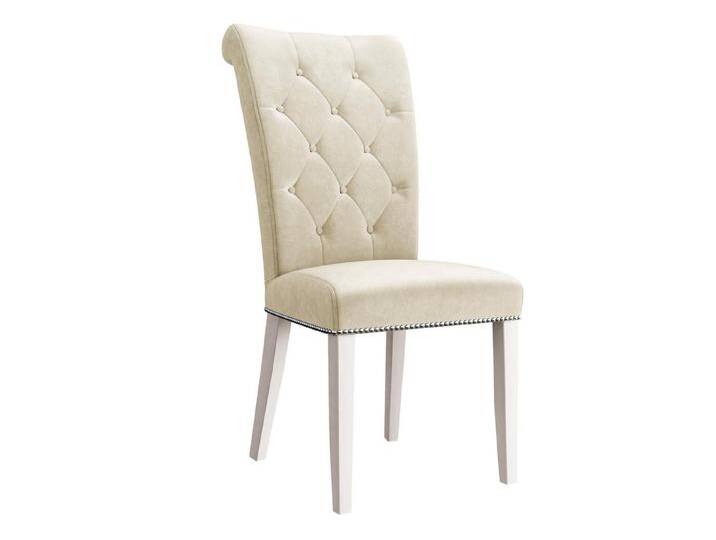MIRJAN24 Stuhl Christina (1 Stück), Buchenholz, 47x68x103 cm, beige, Holzfarbe: Weiß, Magic Velvet 2250 von Mirjan24