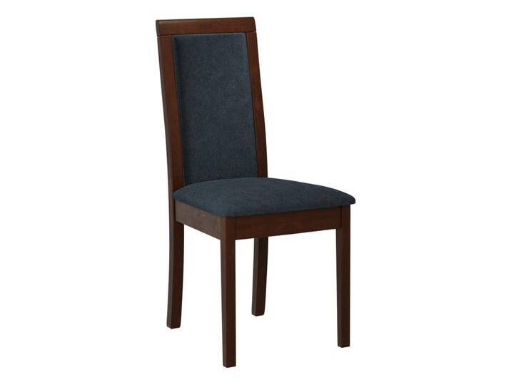 MIRJAN24 Stuhl Roma IV (1 Stück), 45x41x93 cm, blau, Holzfarbe: Nuss, Zetta 300 von Mirjan24