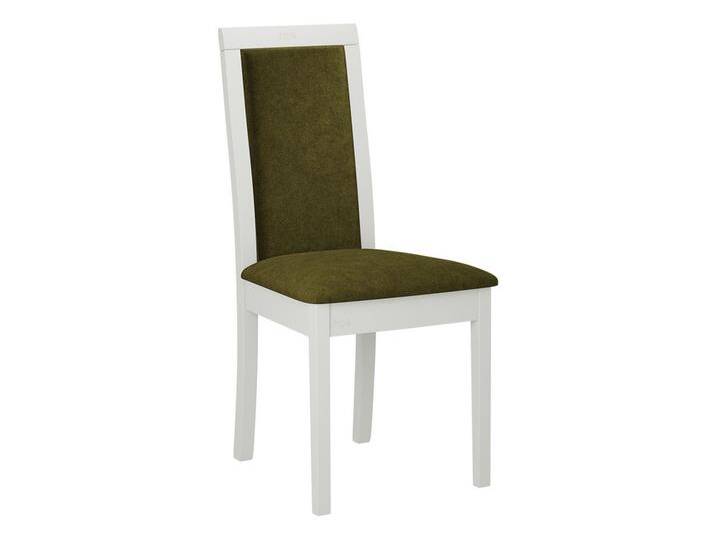 MIRJAN24 Stuhl Roma IV (1 Stück), 45x41x93 cm, grün, Holzfarbe: Weiß, Zetta 297 von Mirjan24