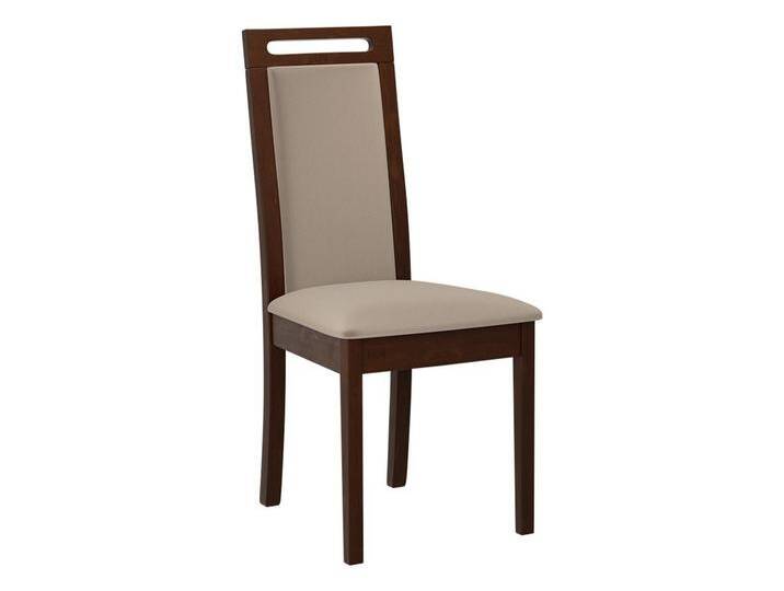 MIRJAN24 Stuhl Roma VI (1 Stück), 45x41x96 cm, beige, Holzfarbe: Nuss, Paros 02 von Mirjan24