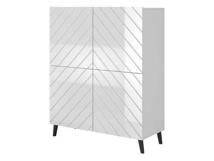 MIRJAN24 TV-Schrank Abeto 150 TV-Tisch mit 2 Türen, Wohnzimmer TV-Kommode, weiß, Weiß / Weiß Hochglanz MIRJAN24 TV-Schrank Abeto 150 TV-Tisch mit 2 Türen, Wohnzimmer TV-Kommode, weiß, Weiß / Weiß Hochglanz von Mirjan24