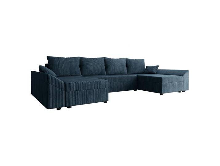 MIRJAN24 WOHNLANDSCHAFT, Blau, 6-Sitzer, U-Form,Rechteckig, 310x82x140 cm, Wohnzimmer, Sofas & Couches, Wohnlandschaften, Wohnlandschaften in U-Form von Mirjan24