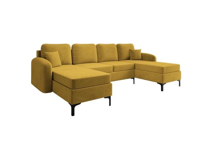 MIRJAN24 WOHNLANDSCHAFT, Braun, 6-Sitzer, Rechteckig, 293x96x172 cm, Wohnzimmer, Sofas & Couches, Wohnlandschaften, Wohnlandschaften in U-Form von Mirjan24