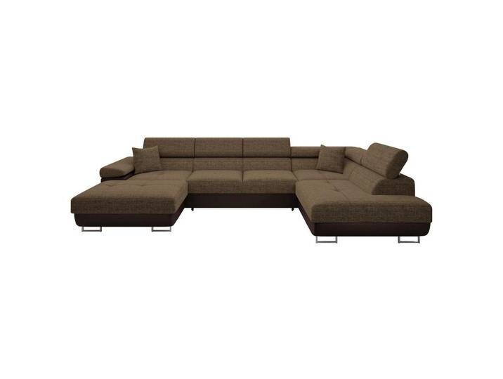 MIRJAN24 WOHNLANDSCHAFT, Braun, 7-Sitzer, rechts montierbar,Rechteckig, 346x90x203 cm, Wohnzimmer, Sofas & Couches, Wohnlandschaften, Wohnlandschaften in U-Form von Mirjan24