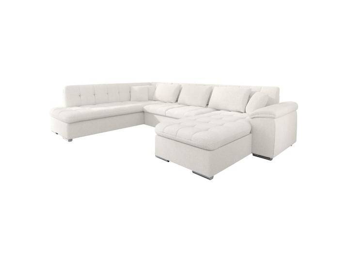 MIRJAN24 WOHNLANDSCHAFT, Creme, 7-Sitzer, U-Form,Rechteckig, 348x76x205 cm, Wohnzimmer, Sofas & Couches, Wohnlandschaften, Wohnlandschaften in U-Form von Mirjan24
