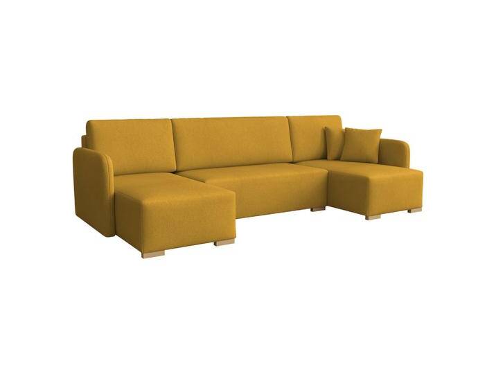 MIRJAN24 WOHNLANDSCHAFT, Gelb, 6-Sitzer, U-Form,Rechteckig, 292x85x140 cm, Wohnzimmer, Sofas & Couches, Wohnlandschaften, Wohnlandschaften in U-Form von Mirjan24