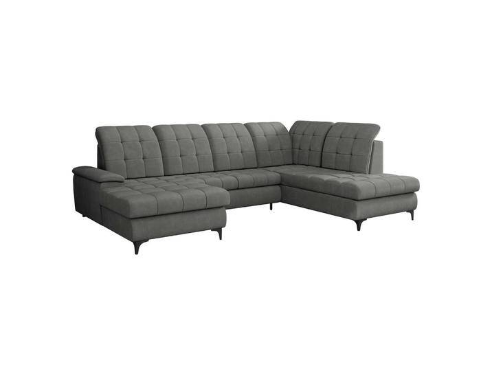 MIRJAN24 WOHNLANDSCHAFT, Grau, 7-Sitzer, U-Form,Rechteckig, 330x105x212 cm, Wohnzimmer, Sofas & Couches, Wohnlandschaften, Wohnlandschaften in U-Form von Mirjan24