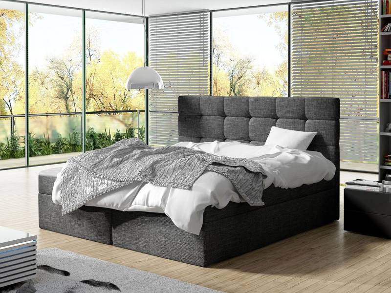 MIRJAN24 Boxspringbett Luanda (Bonell-Matratze und Topperr), mit zwei Bettkästen für die Bettwäsche von MIRJAN24