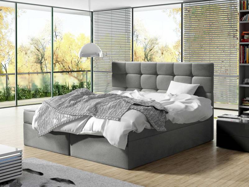 MIRJAN24 Boxspringbett Luanda (Bonell-Matratze und Topperr), mit zwei Bettkästen für die Bettwäsche von MIRJAN24