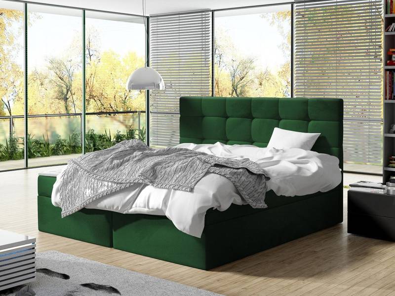 MIRJAN24 Boxspringbett Luanda (Bonell-Matratze und Topperr), mit zwei Bettkästen für die Bettwäsche von MIRJAN24