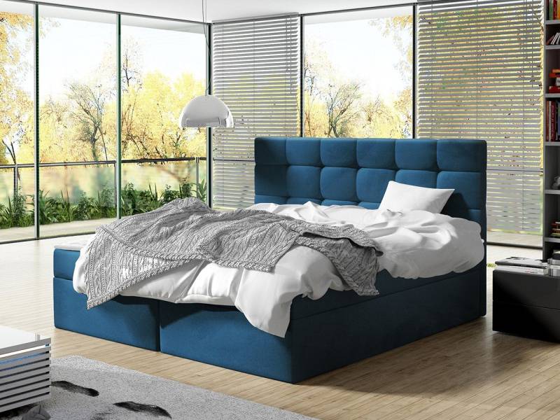 MIRJAN24 Boxspringbett Luanda (Bonell-Matratze und Topperr), mit zwei Bettkästen für die Bettwäsche von MIRJAN24