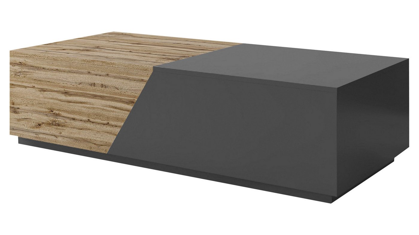 MIRJAN24 Couchtisch Ceelias (mit abgetrennten Staufächern), Kugelgleitschienen von MIRJAN24