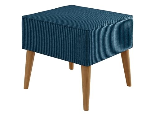Mirjan24 Hocker Lucio Cord, Fußhocker Polsterhocker Sitzhocker, Sitzbank, Fußbank, Pouf, Farbauswahl (Poso 05) von Mirjan24