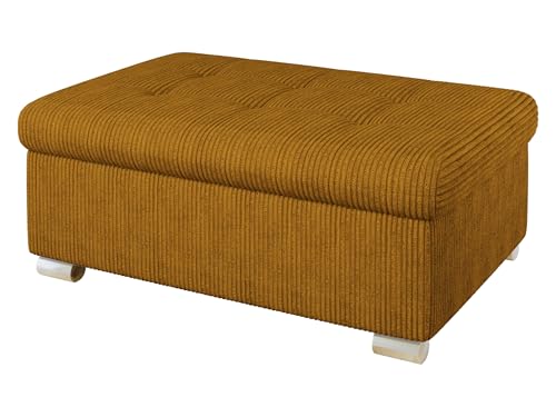 Mirjan24 Hocker Niko groß Sitzhocker Polsterhocker Sitzbank Fußbank Pouf Farbauswahl (Poso 01) von Mirjan24