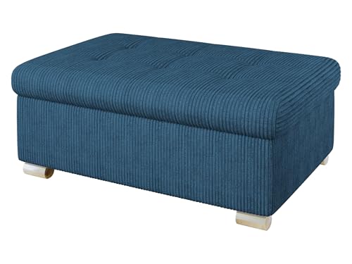 Mirjan24 Hocker Niko groß Sitzhocker Polsterhocker Sitzbank Fußbank Pouf Farbauswahl (Poso 05) von Mirjan24