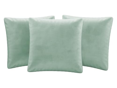 Mirjan24 Kissenbezüge mit Füller, 3-er Set Sofakissen mit Reißverschluss 50 x 50 cm, Große Farb- und Materialauswahl, Zierkissen, Kissen-Set mit Innenkissen (Magic Velvet 2227) von Mirjan24