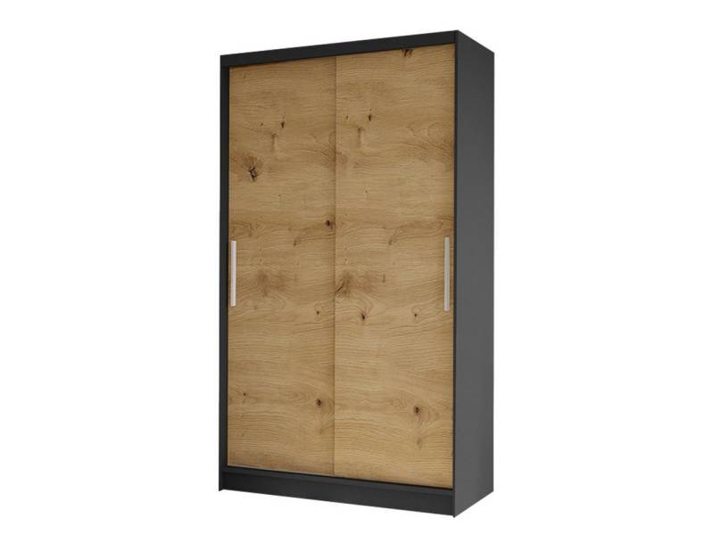 MIRJAN24 Kleiderschrank Costa I (mit Schiebetüren, Kleiderstange und 5 Fächer) Schiebetürenschrank, Garderobenschrank von MIRJAN24