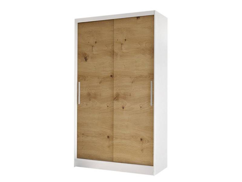 MIRJAN24 Kleiderschrank Costa I (mit Schiebetüren, Kleiderstange und 5 Fächer) Schiebetürenschrank, Garderobenschrank von MIRJAN24