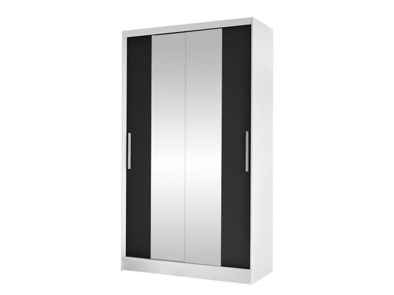 MIRJAN24 Kleiderschrank Costa II (mit Schiebetüren, Spiegel, Kleiderstange und 5 Fächer) Schiebetürenschrank, Garderobenschrank von MIRJAN24