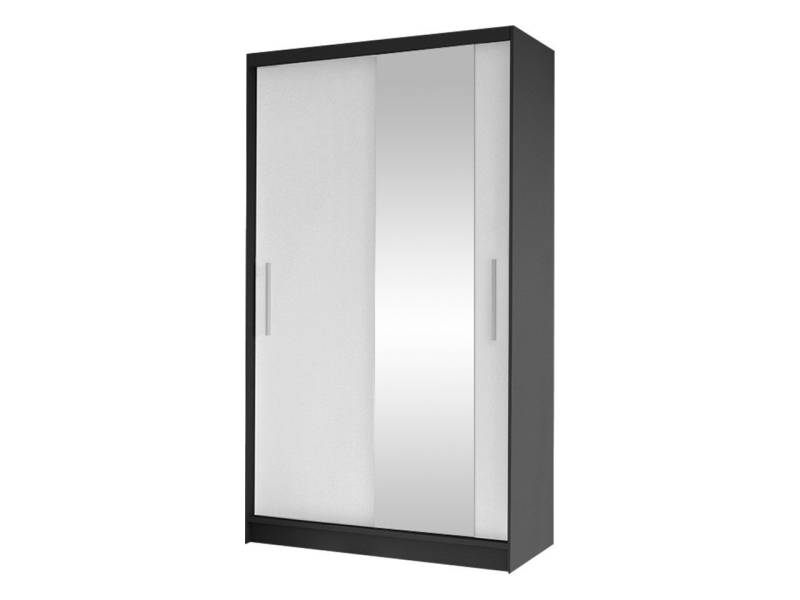 MIRJAN24 Kleiderschrank Costa VI (mit Schiebetüren, Spiegel, Kleiderstange und 5 Fächer) Schiebetürenschrank, Garderobenschrank von MIRJAN24