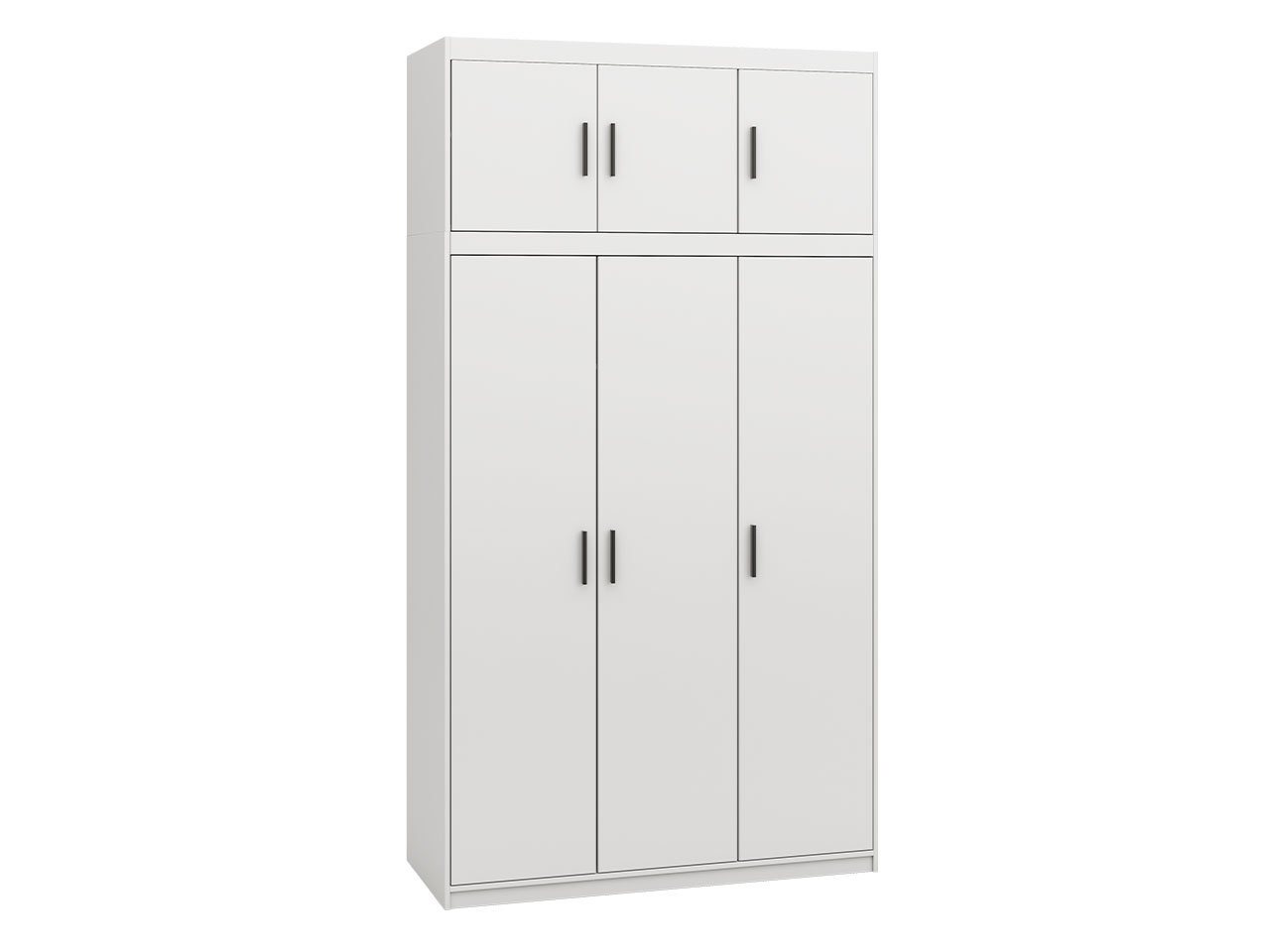 MIRJAN24 Kleiderschrank Elena 3D (mit Drehtüren, Kleiderstange, Einlegeböden) 3-Türig / 6-Türig, Schrankaufsatz als Option von MIRJAN24