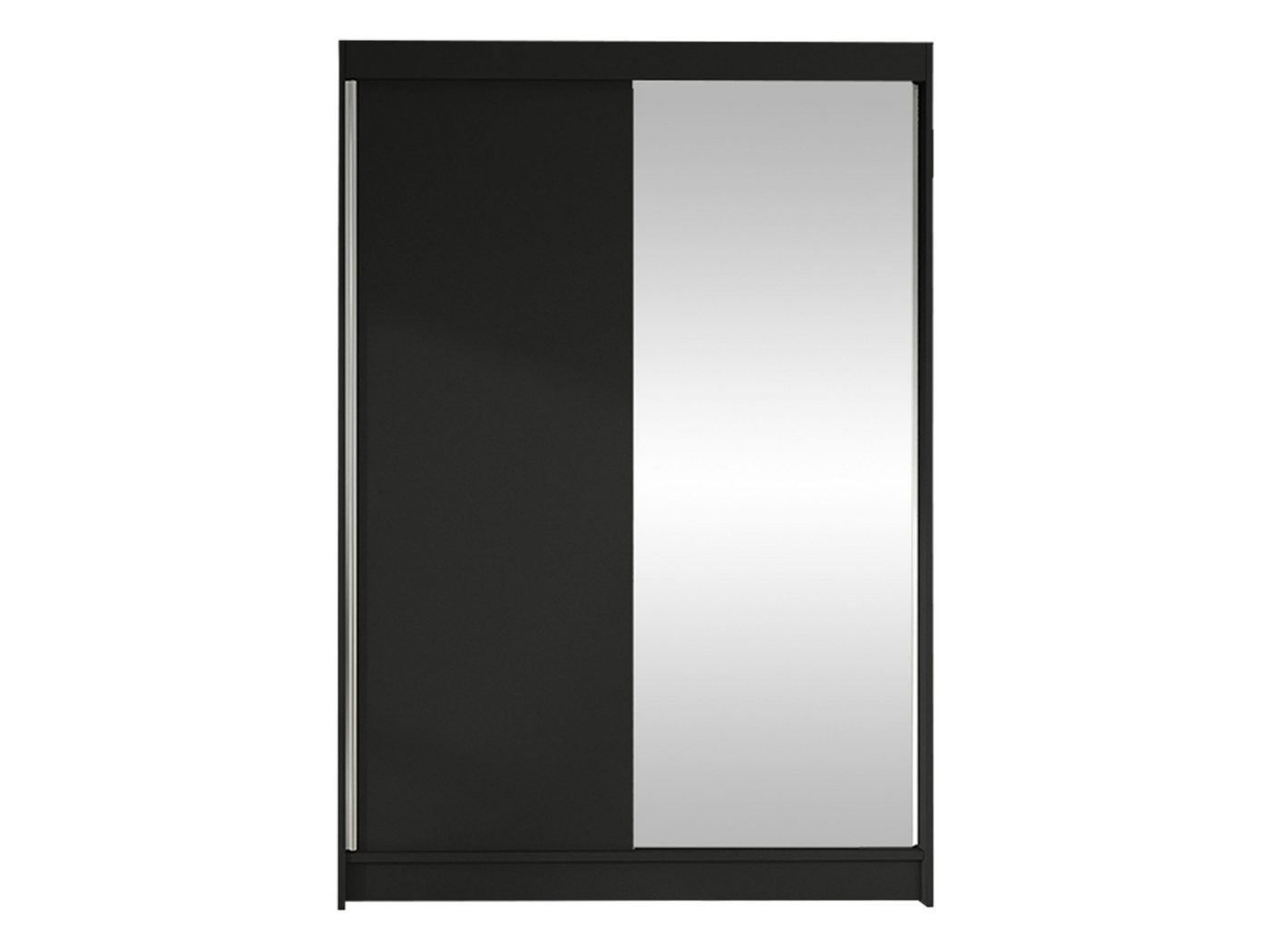 MIRJAN24 Kleiderschrank Lino I (Schiebetürenschrank mit Kleiderstange, Spiegel) Schlafzimmerschrank, Garderobenschrank, 2-türig von MIRJAN24