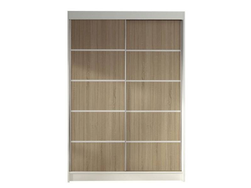 MIRJAN24 Kleiderschrank Lino IV (Schiebetürenschrank mit Kleiderstange) Schlafzimmerschrank mit 2-türig, Garderobenschrank von MIRJAN24