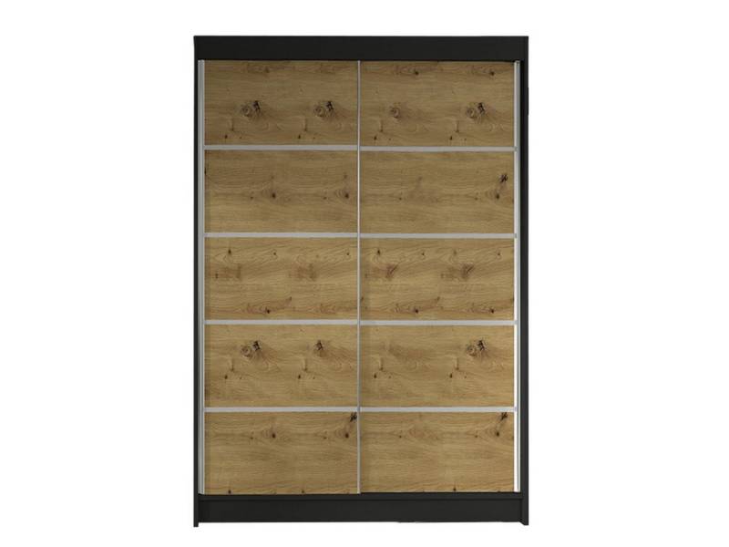 MIRJAN24 Kleiderschrank Lino IV (Schiebetürenschrank mit Kleiderstange) Schlafzimmerschrank mit 2-türig, Garderobenschrank von MIRJAN24