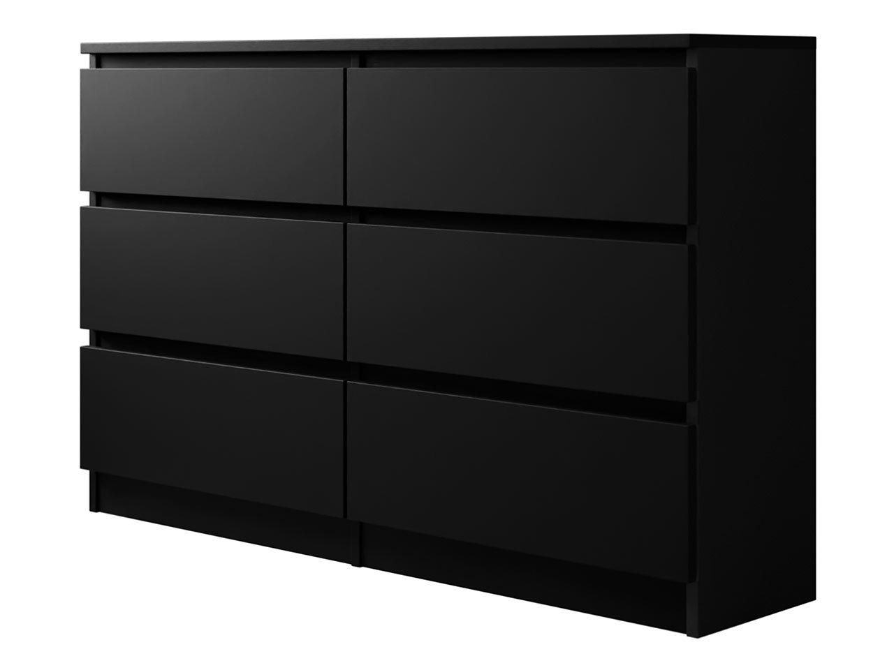 MIRJAN24 Kommode Malwa M6 120 (mit 6 Schubladen), grifflose Öffnungssystem, geräumiger Schubladen von MIRJAN24