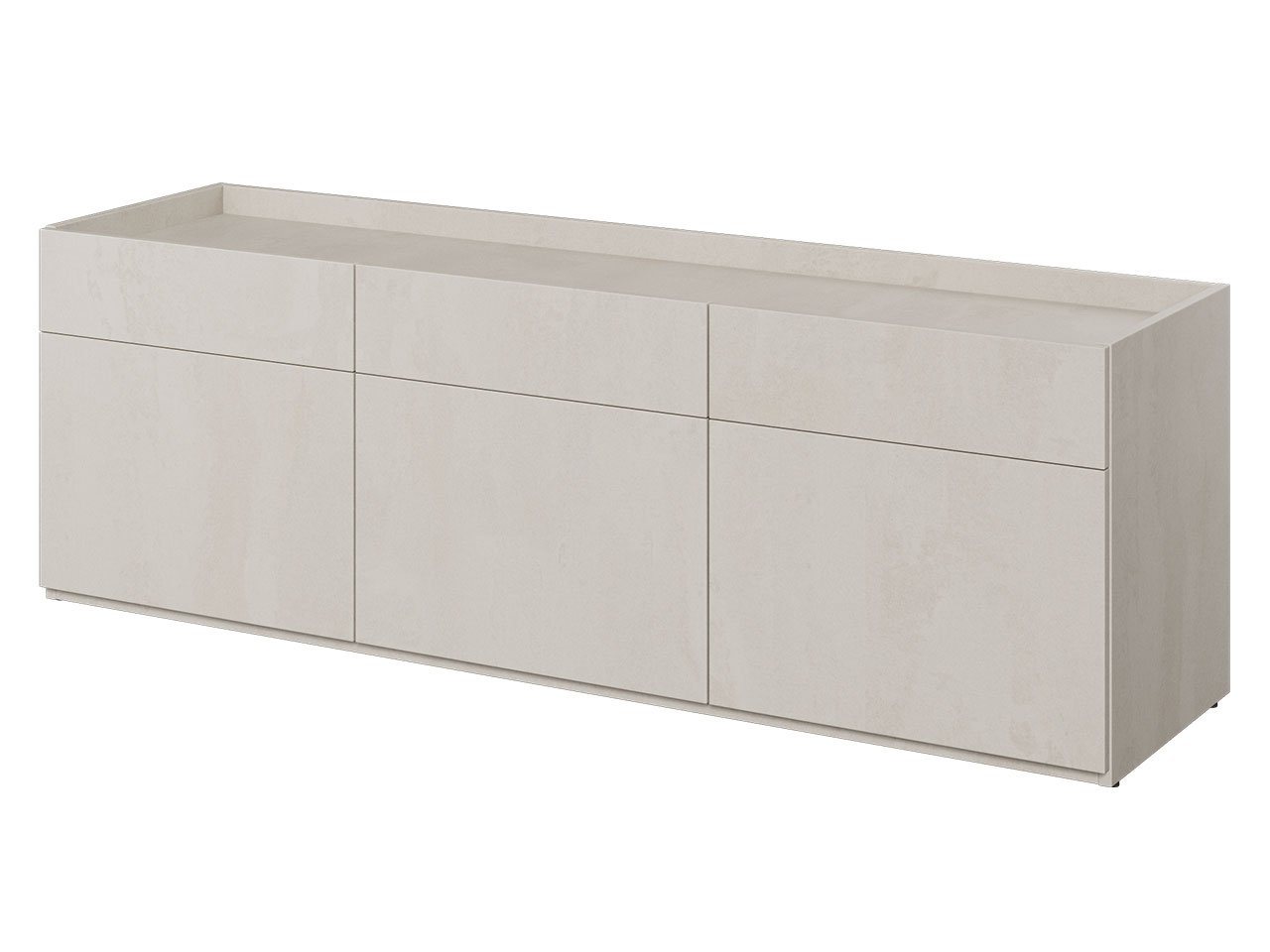 MIRJAN24 Kommode Teen Flex 3D TF-08 (3-Drehtüren), Ohne Griffe, 150x42x52 cm von MIRJAN24