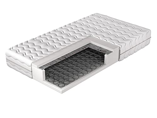 Mirjan24 Matratze Pronto, Bonellfederkernmatratze, Höhe: 17 cm, Schaumstoff, Zweiseitig, Komfortschaum, Härtegrad: H3 (120x200) von Mirjan24