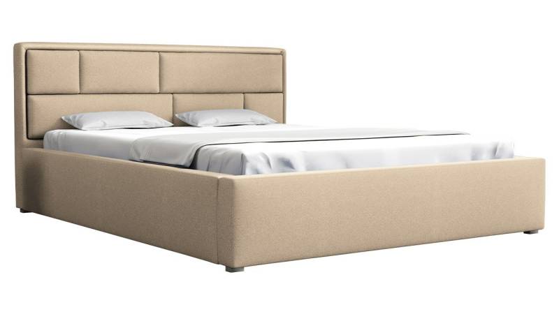 MIRJAN24 Polsterbett Deco (mit Gerolltes Lattenrost), 120/140/160/180/200 cm, Polsterkopfteil von MIRJAN24