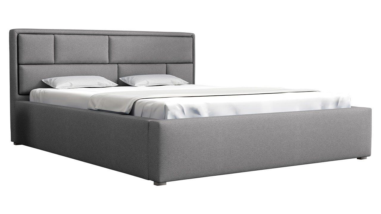 MIRJAN24 Polsterbett Deco (mit Gerolltes Lattenrost), 120/140/160/180/200 cm, Polsterkopfteil von MIRJAN24