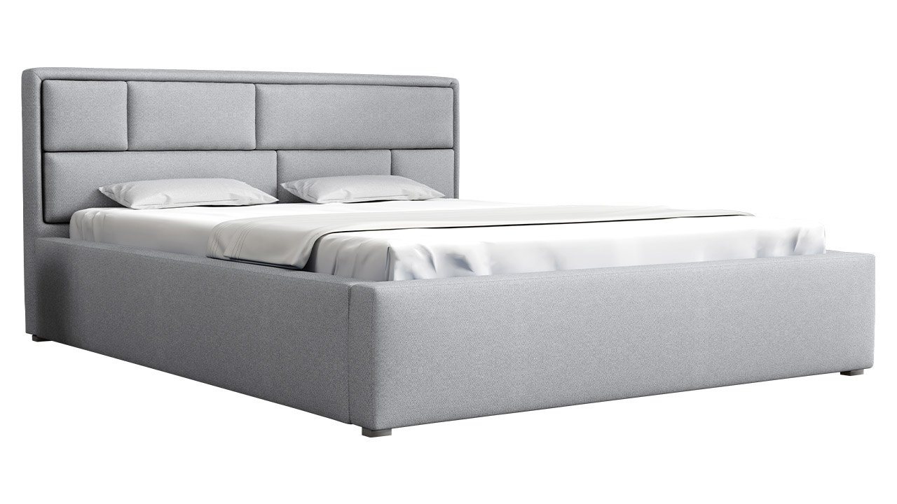 MIRJAN24 Polsterbett Deco (mit Gerolltes Lattenrost), 120/140/160/180/200 cm, Polsterkopfteil von MIRJAN24