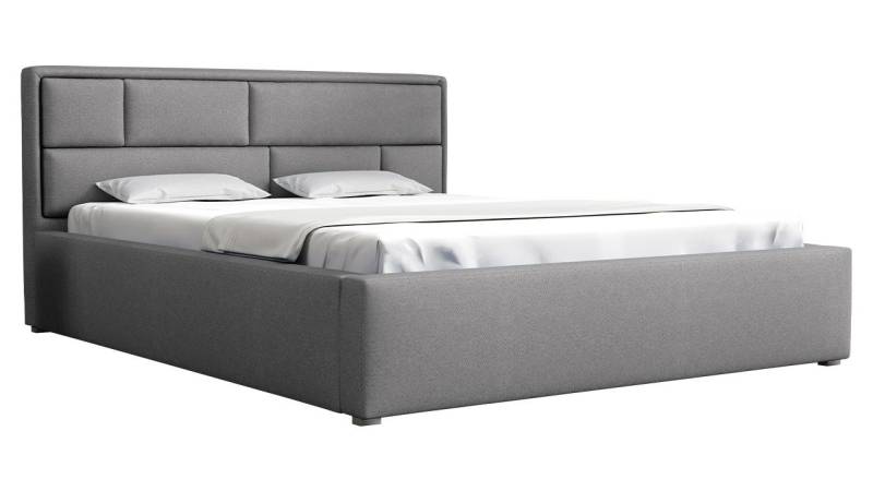 MIRJAN24 Polsterbett Deco (mit Gerolltes Lattenrost), 120/140/160/180/200 cm, Polsterkopfteil von MIRJAN24