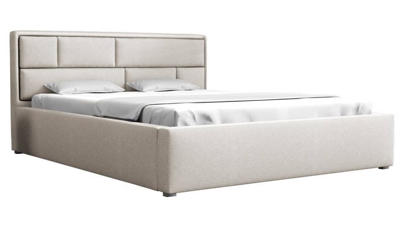 MIRJAN24 Polsterbett Deco (mit Gerolltes Lattenrost), 120/140/160/180/200 cm, Polsterkopfteil von MIRJAN24