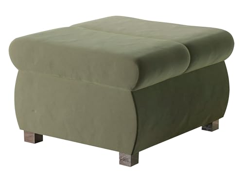Mirjan24 Polsterhocker Bangkok klein, Sitzbank 60x60x39 cm, Hocker Sitzhocker Modern Pouf Fußbank Sitzmöbel (Magic Velvet 2243) von Mirjan24