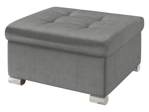 Mirjan24 Polsterhocker Niko klein Sitzbank Sitzhocker Fußbank Pouf Hocker Farbauswahl (Magic Velvet 2217) von Mirjan24