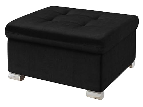 Mirjan24 Polsterhocker Niko klein Sitzbank Sitzhocker Fußbank Pouf Hocker Farbauswahl (Magic Velvet 2219) von Mirjan24